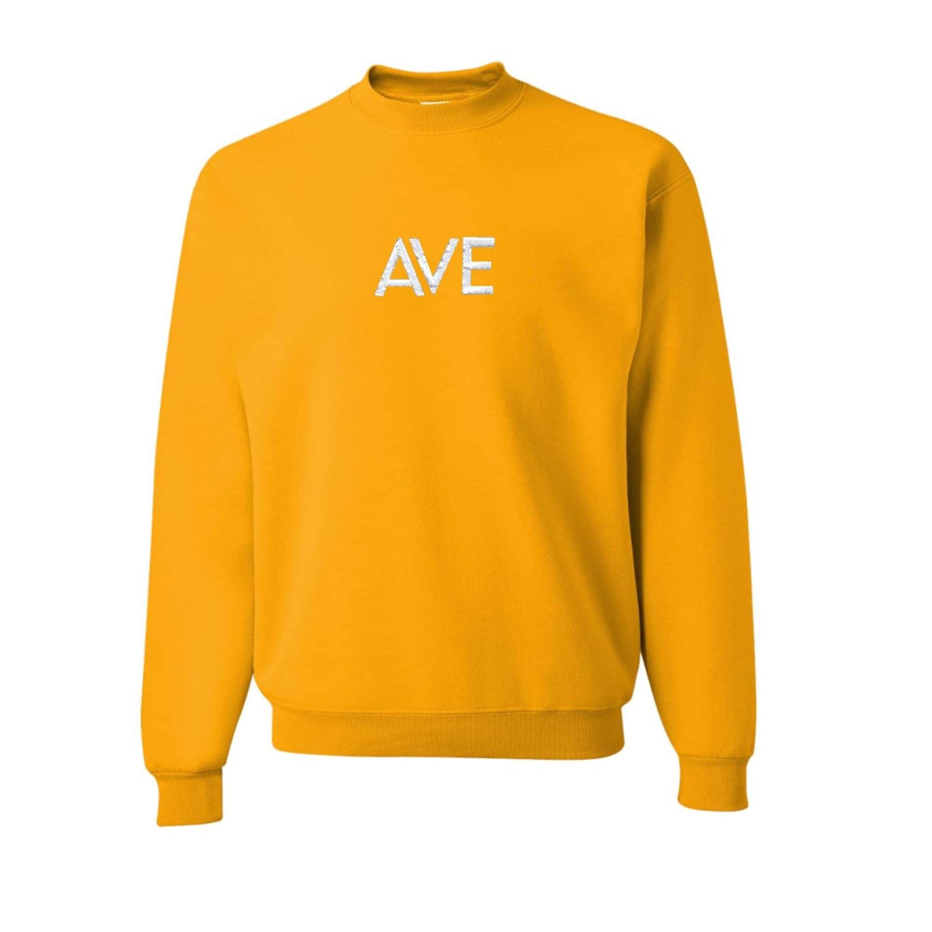 Benutzerdefinierter Text Senf Gold Slouchy Übergroßer Freund Gelb Pullover Sweatshirt - Unisex Gemütlich Benutzerdefinierte Personalisieren Design von ADashofChic