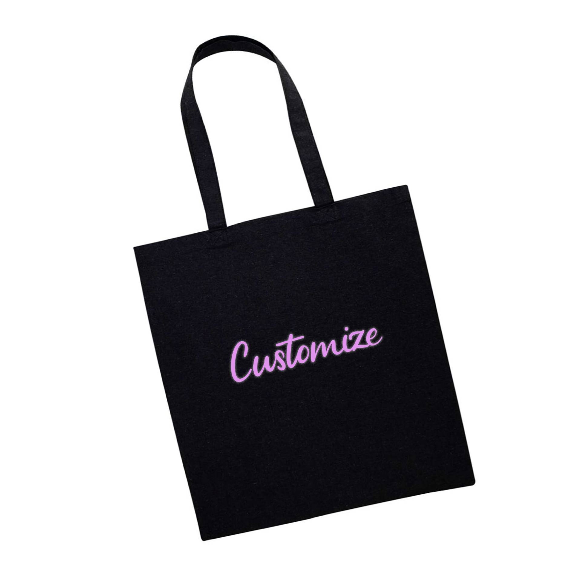 Custom Any Color Canvas Tote Beach Bag- Design Your Own Any Color Reusable Fun Tote- Graphic Bag - Typography- Bachelorette von ADashofChic