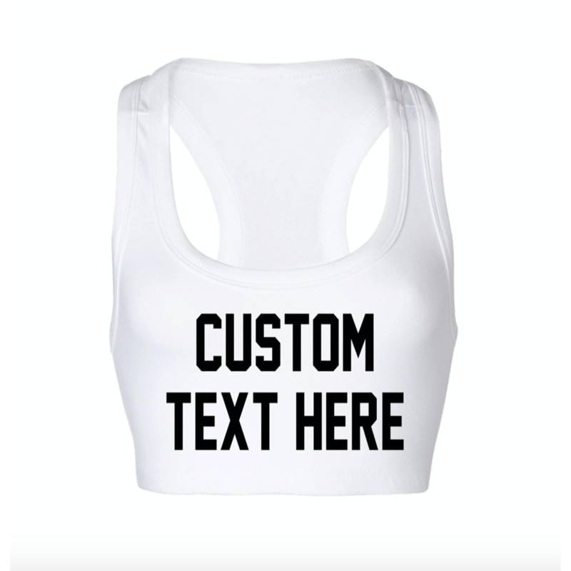 Custom Sport Bh - Bralette Angepasst Von Ihnen Personalisieren Oder Benutzerdefinierte Sagen Bh-Geschenk-Geschenk-Workout Custom Saying von ADashofChic