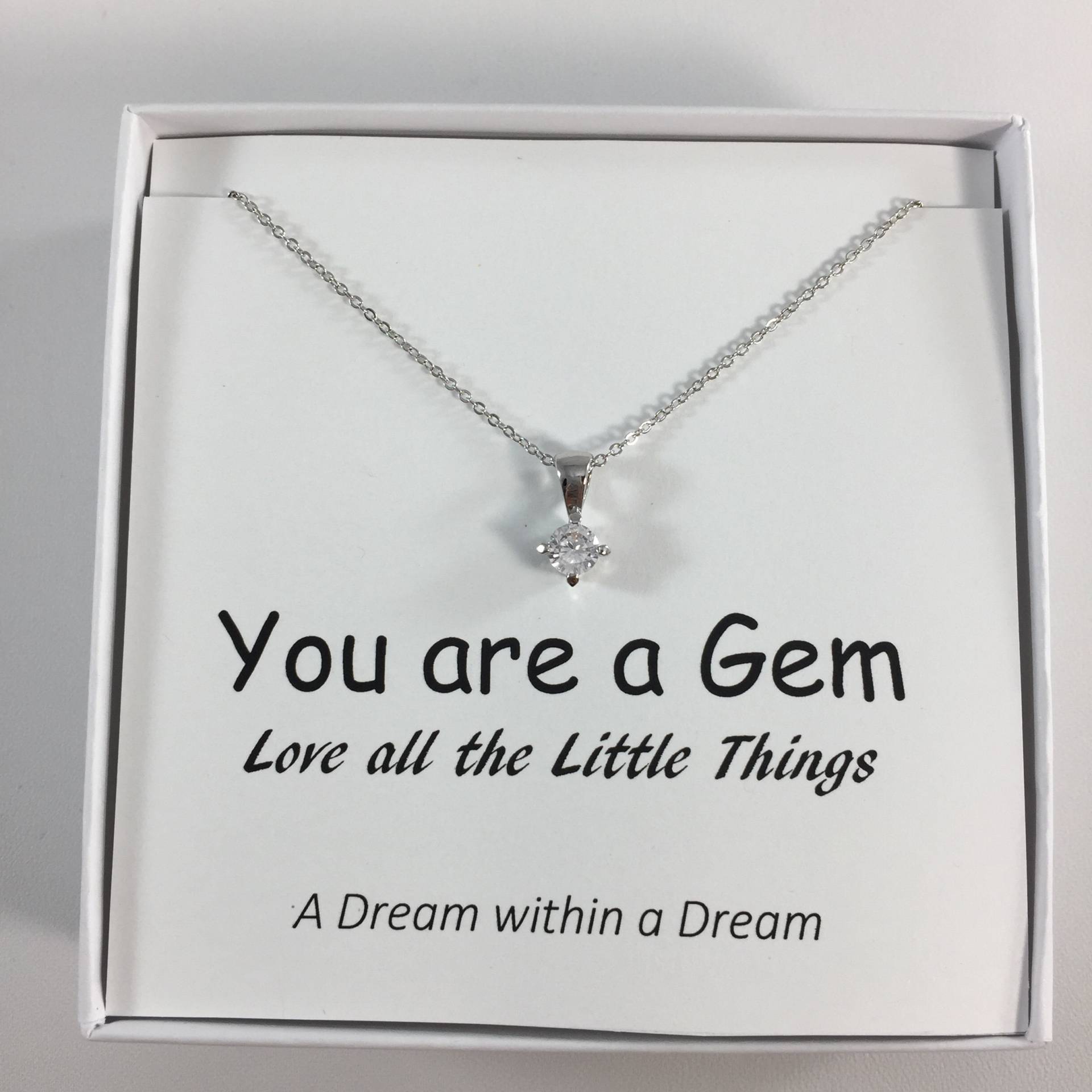 Cubic Zirkonia, Zarte Halskette, Zierliche Alltäglichen Schichtung, Prom Schmuck, Blumen-Mädchen-Geschenk, Weihnachtsgeschenk von ADreamWithinaDreamCo