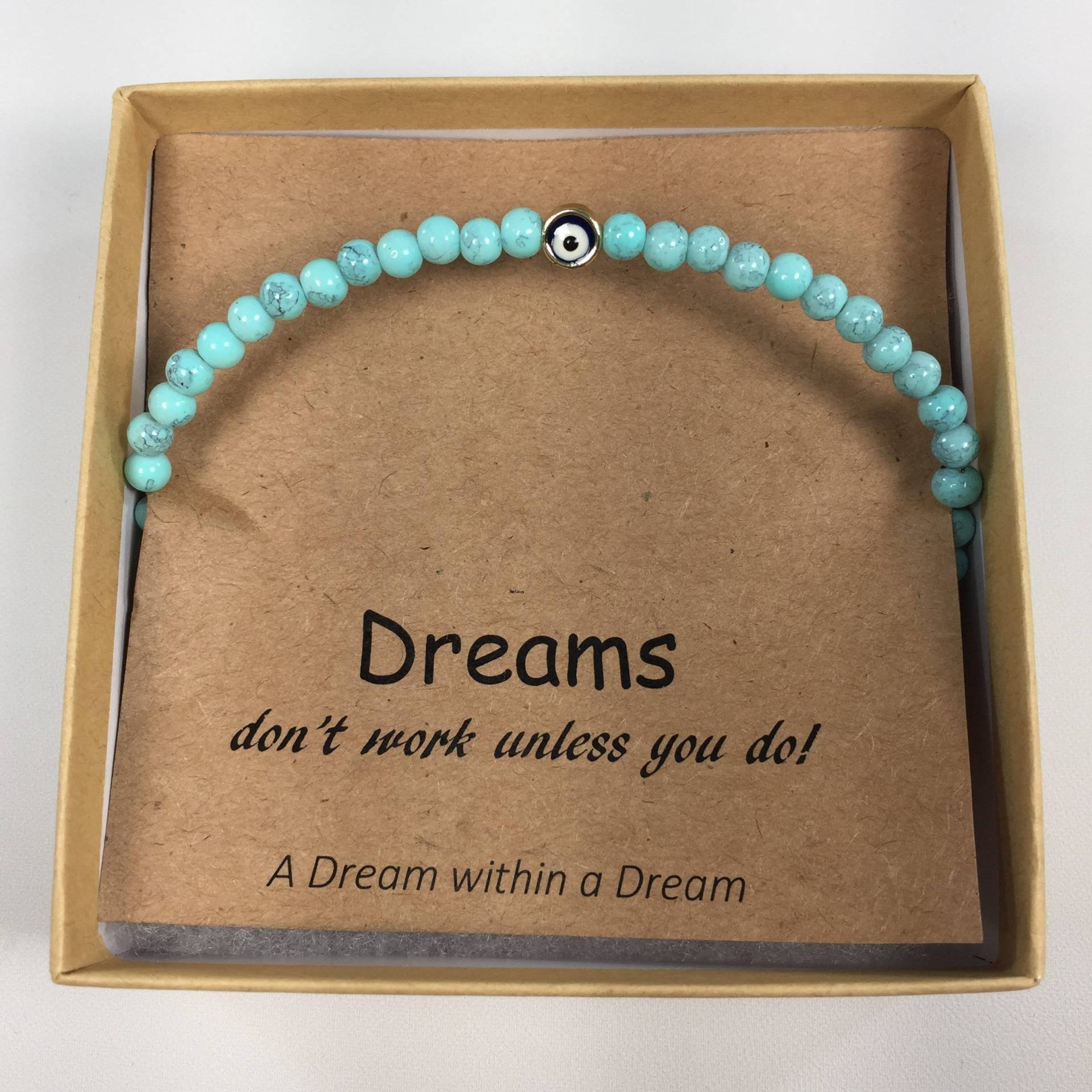 Evil Eye Armband, Türkis Perlen Perlen, Miyukiperlen Stern-Fisch-Armband, Blaue Auge Charme, Rocailles von ADreamWithinaDreamCo