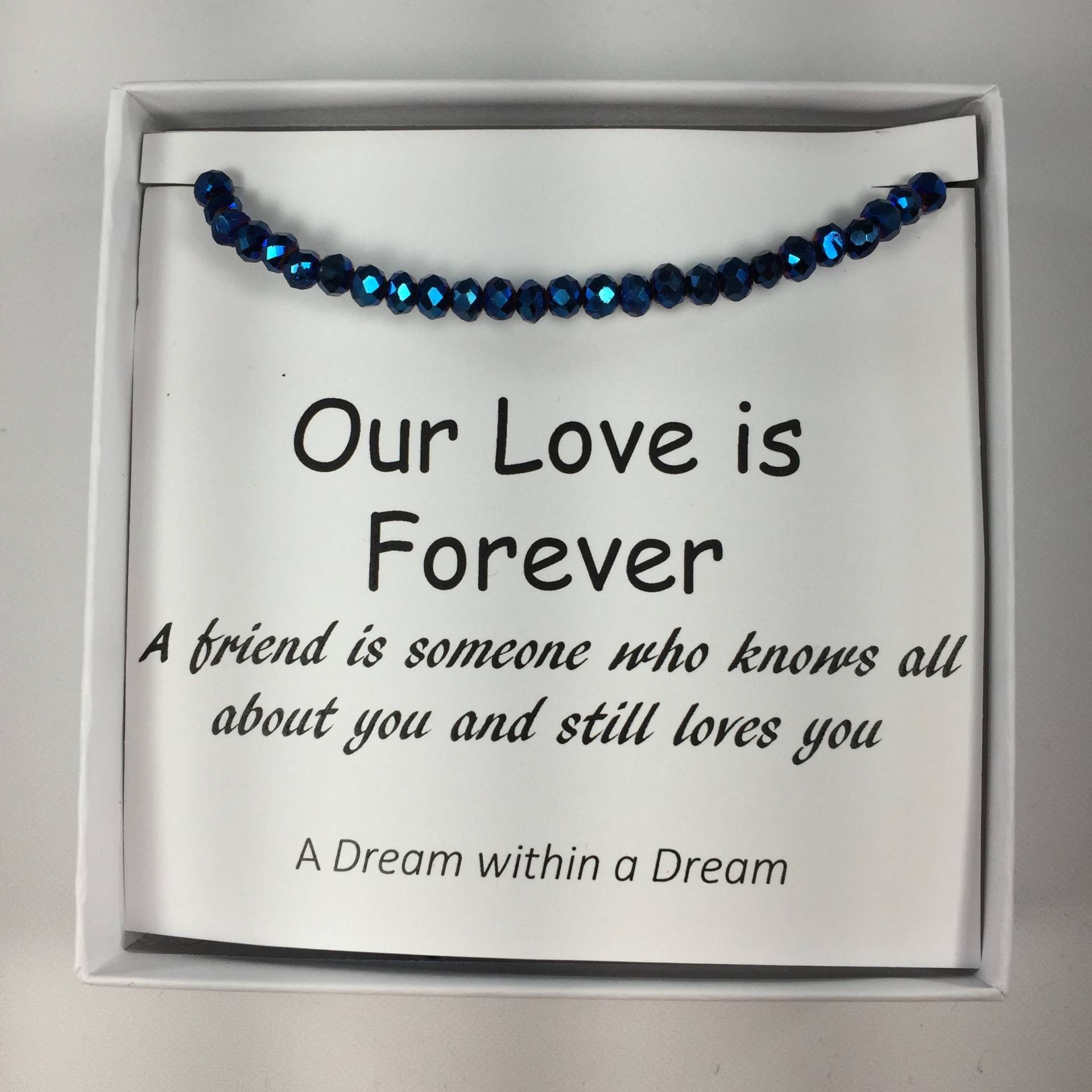 Glasperlen Halskette, Layer Halsketten, Weihnachtsgeschenk, Hellrosa Kristall Orange Kristall, Dunkelblauer Gelbe Halskette von ADreamWithinaDreamCo