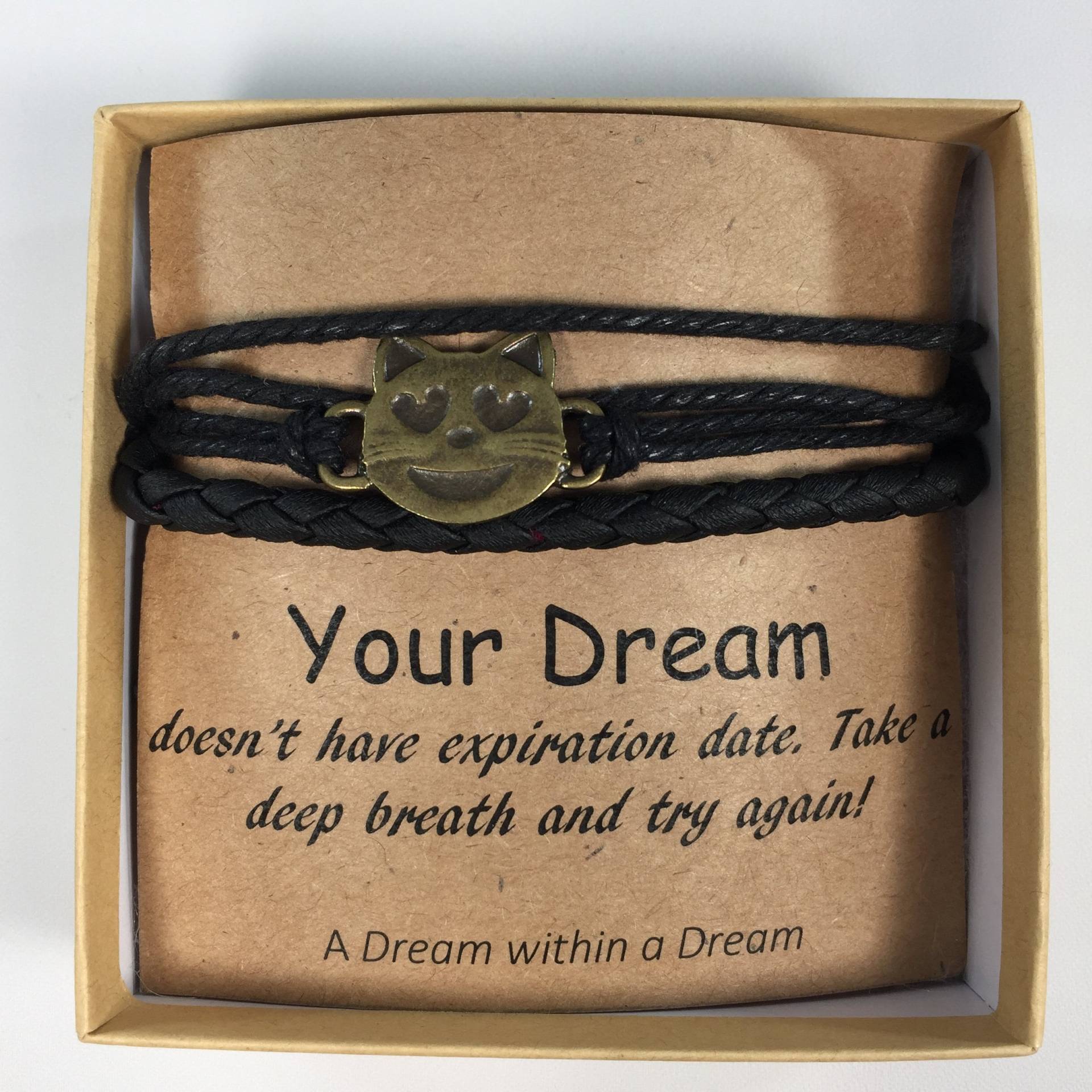 Unisex Armband, Katzenarmband, Katze Emoji Anhänger, Katzenliebhaber, Emoji-Liebhaber, Herrenarmband, Damenarmband, Geschenk Für Papa von ADreamWithinaDreamCo