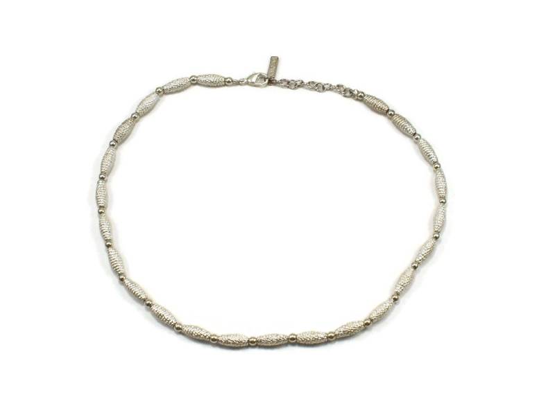 Napier Vintage-sterling Silber 18-Zoll-Perlen-Halskette Mit Karabinerverschluss. Hallmark Tag von ADreamersCarnival