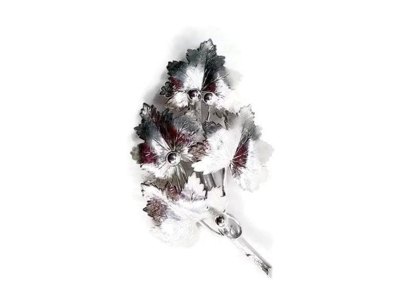 Vintage Anstecknadel. Sterling Silber Von Binder Bros. Natur Brosche. "Markierung Bb - Sterling." Makellose Anstecknadel von ADreamersCarnival