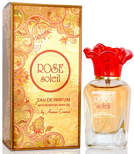 ROSE SOLEIL Femme Parfüm Damen, Frauen Parfüm, Blumiger Duft mit Rosenöl, Jasmin und Bourbon Vanille, 35ml von AE Aroma Essence