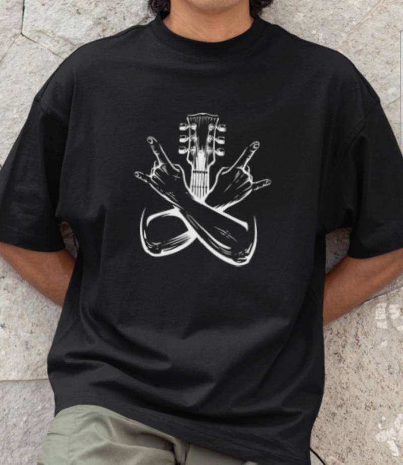 Rock Gitarre T-Shirt Rock Gitarre T-Shirt von AEFelix25