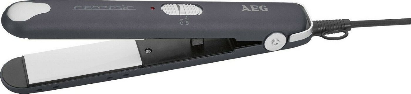 AEG Glätteisen 520780 -Haarglätter Glätteisen Keramikplatten schwarz Keramikplatten von AEG