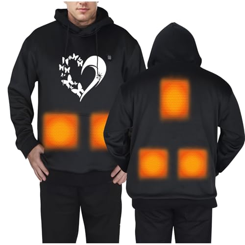 2024Beheizbare Hoodie Damen Beheizbare Pullover Herren Damen Langarm Baumwolle Beheizte Kapuzenpullover USB Elektrisch Beheizbare Sweatershirt mit Kapuze Erwachsene Bluse Tops Mantel mit Heizung 2024Beheizbare Hoodie Damen Beheizbare Pullover Herren Damen Langarm Baumwolle Beheizte Kapuzenpullover USB Elektrisch Beheizbare Sweatershirt mit Kapuze Erwachsene Bluse Tops Mantel mit Heizung von AEGJEGVD