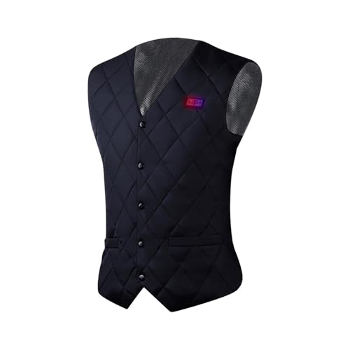 AEGJEGVD 2024 Beheizbare Weste für Herren Damen, USB Elektrische Heizweste, 16 Heizzonen Beheizte Weste Heizbereiche, Wärmeweste mit Heizung für Outdoor Wandern Skifahren von AEGJEGVD