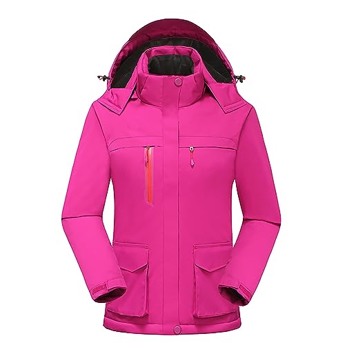 AEGJEGVD Herren Damen Softshell Heizjacke Warm 2024 Beheizte Jacke mit Kapuze Winterjacke Sport Langarm Einfarbig Steppjacke Lade Heizjacke Beheizbare Jacken für Camping Große Größen von AEGJEGVD