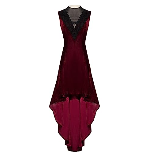 AEGJEGVD Mittelalter Kleidung Damen Renaissance Steampunk Kleid Festival Rave Outfit Goldener Samtkleid Spitzenkleid Abendkleid Vampir Cosplay Kostüm Für Halloween Karneval Party Vintage Gothic Kleid AEGJEGVD Mittelalter Kleidung Damen Renaissance Steampunk Kleid Festival Rave Outfit Goldener Samtkleid Spitzenkleid Abendkleid Vampir Cosplay Kostüm Für Halloween Karneval Party Vintage Gothic Kleid von AEGJEGVD