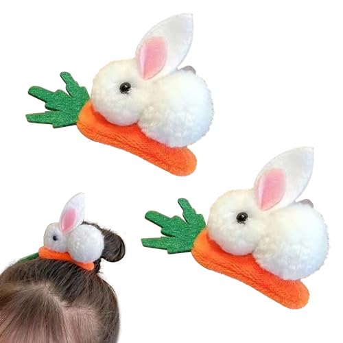Hasen-Haarspangen, Kaninchen-Haar-Seitenklammern, schöne Plüsch-Hasen-Haarnadel, Kaninchen, Karotte, Haarspangen für Osterparty, Osterhasen-Haarschmuck für Mädchen Hasen-Haarspangen, Kaninchen-Haar-Seitenklammern, schöne Plüsch-Hasen-Haarnadel, Kaninchen, Karotte, Haarspangen für Osterparty, Osterhasen-Haarschmuck für Mädchen von AEGYPIUS
