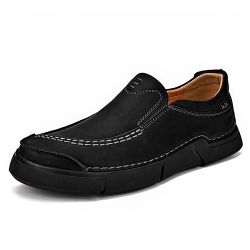 AEHO Gesundheitsschuhe Herren Orthoback Schuhe Extra Breite Schuhe Sneaker Herren Leder Schuhe FüR Breite FüßE Slip-on-Schuhe Slipper Alle Wetterbedingungen,A03,47/285mm von AEHO