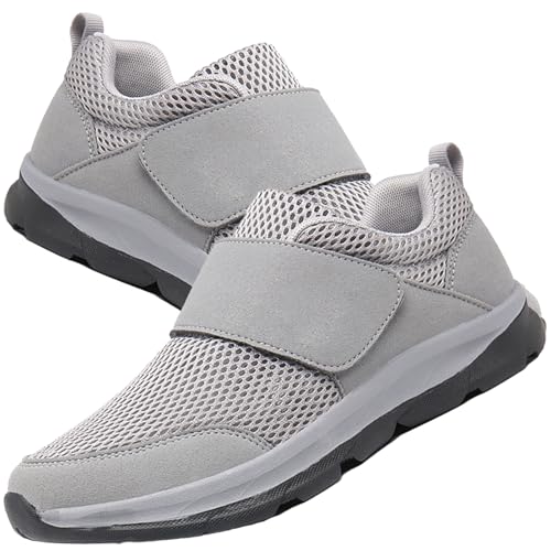 AEHO Schuhe Herren Breite Füße Diabetiker Schuhe Herren Extra Weit Gesundheitsschuhe Herren mit Klettverschluss Breit Senioren Schuhe für Geschwollene Füße,Grau,45/275mm AEHO Schuhe Herren Breite Füße Diabetiker Schuhe Herren Extra Weit Gesundheitsschuhe Herren mit Klettverschluss Breit Senioren Schuhe für Geschwollene Füße,Grau,45/275mm von AEHO