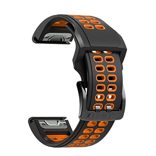 AEHON 22 x 26 mm Silikon-Armband für Garmin Fenix 7 7X 5 5X Plus 6 6X Pro 3HR 935 945 Epix Smart Watch Band, 26mm For Fenix 5X 5XPlus, Achat von AEHON