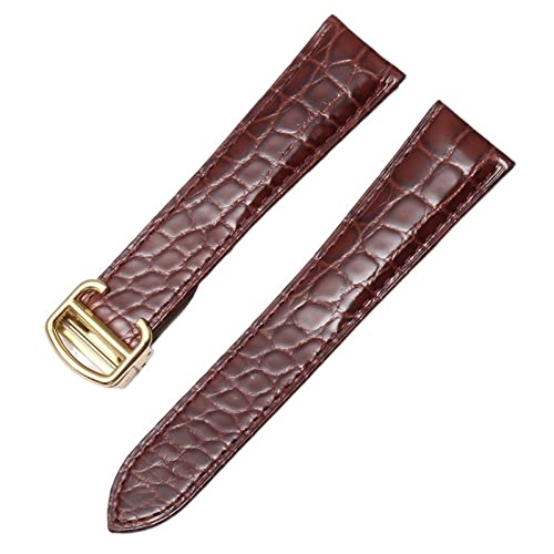 AEHON Alligator-Uhrenarmband aus echtem Leder für Cartier Solo Tank London Calibo, Uhrenarmband für Damen und Herren, 16 mm, 18 mm, 20 mm, 22 mm, 17 mm, Achat von AEHON