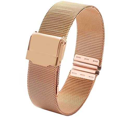 AEHON Milanaise-Armband für Damen, schlichtes Armband, 12, 13, 14, 15, 16, 17, 18, 19, 20, 22 mm, Metallgewebe, modisches Trend-Armband für DW AR, 12 mm, Achat von AEHON