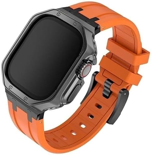 AEHON Silikon-Uhrenarmband-Hülle, für Apple Watch 45 mm, 44 mm, 49 mm, 41 mm, 40 mm, stoßfeste Uhrengehäuse, Ersatzzubehör, 41 mm, Achat von AEHON