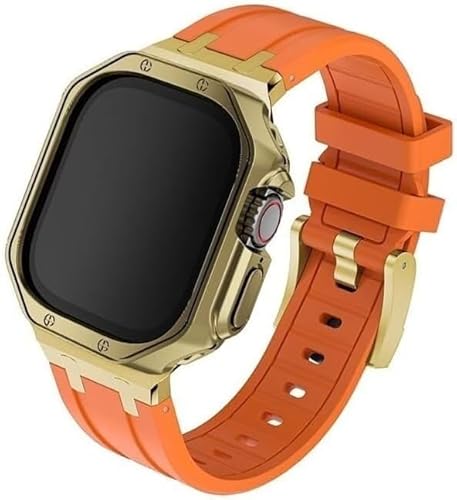 AEHON Silikon-Uhrenarmband-Hülle, für Apple Watch 45 mm, 44 mm, 49 mm, 41 mm, 40 mm, stoßfeste Uhrengehäuse, Ersatzzubehör, 41 mm, Achat von AEHON