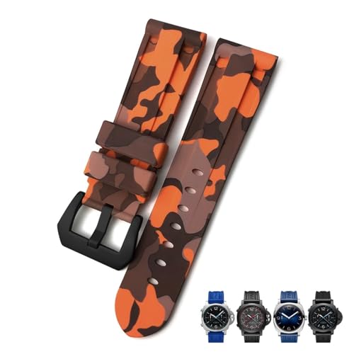 AEHON Uhrenarmband aus Gummi, 22 mm, 24 mm, 26 mm, für tauchfähiges, farbenfrohes und wasserdichtes Sport-Tarnmuster, 22 mm, Achat AEHON Uhrenarmband aus Gummi, 22 mm, 24 mm, 26 mm, für tauchfähiges, farbenfrohes und wasserdichtes Sport-Tarnmuster, 22 mm, Achat von AEHON