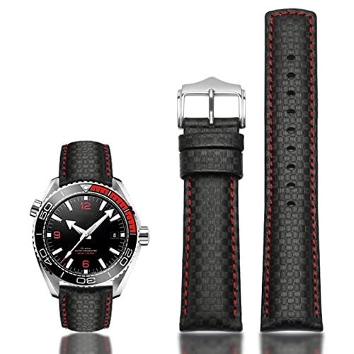 AEHON Uhrenarmband aus Karbonfaser für Omg 600 TUDOR ROX Armband, 22 mm, Echtlederarmband, 22 mm, Achat von AEHON