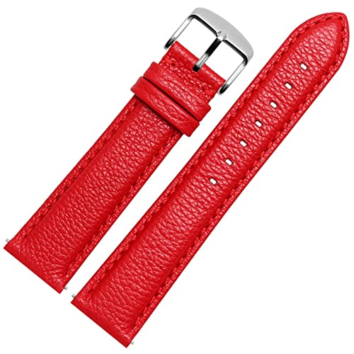 AEHON Uhrenarmband aus echtem Leder für Ticwatch 2 Uhrenarmbänder, 20 mm, Schnellverschlussstifte, 22 mm, Achat von AEHON