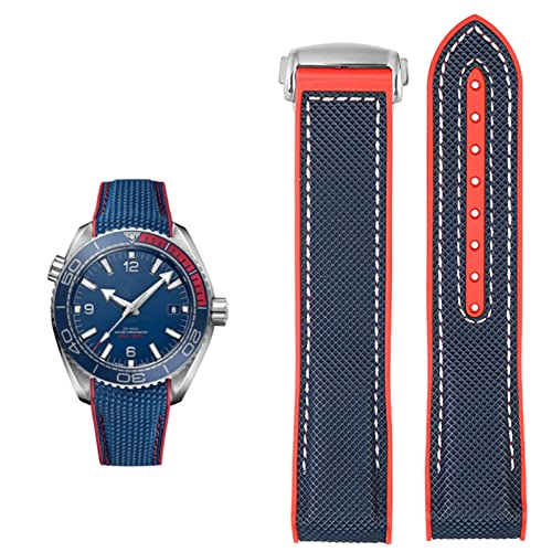 AEHON Uhrenarmband für Omega 300 Seamaster 600 Planet Ocean Silikon-Nylonarmband, Uhrenzubehör, Uhrenarmband, Kette 20 mm, 22 mm, 22 mm, Achat AEHON Uhrenarmband für Omega 300 Seamaster 600 Planet Ocean Silikon-Nylonarmband, Uhrenzubehör, Uhrenarmband, Kette 20 mm, 22 mm, 22 mm, Achat von AEHON