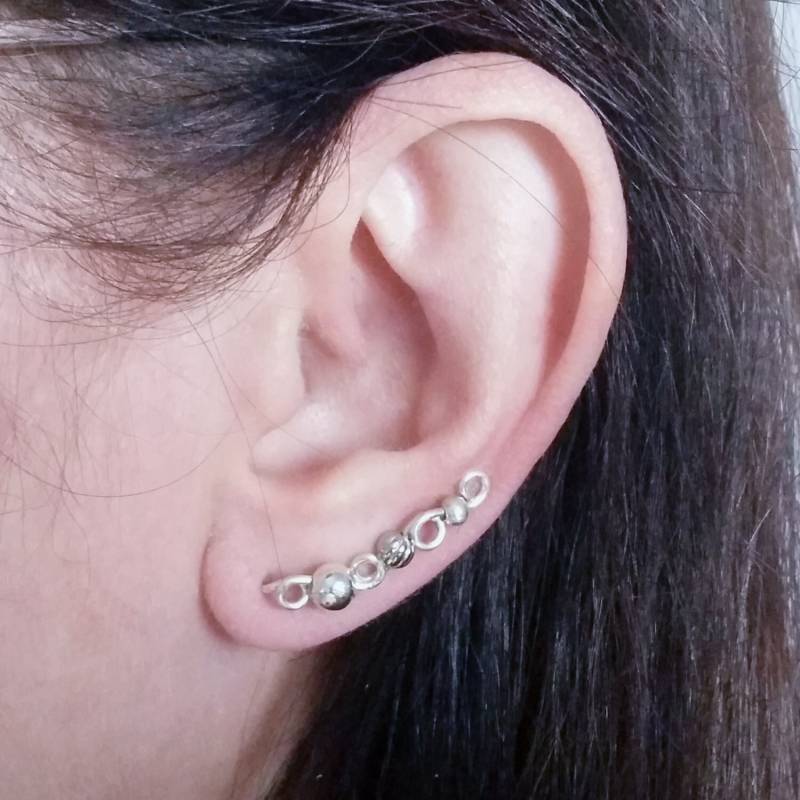 Silber Ohr Kletterer Sweep von AEHandmadeJewellery