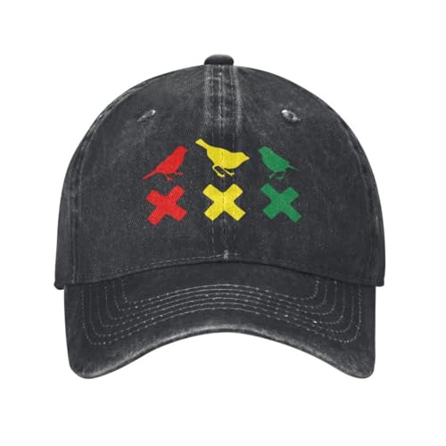 AEIKHAEC Baseballkappe Mode Custom Amsterdam Ajax Baseballkappe für Männer Frauen Baumwolle Verstellbar 3 Kleine Vögel Papa Hut Performance Snapback Hüte Geschenk von AEIKHAEC