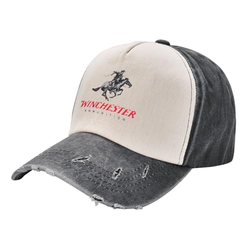 AEIKHAEC Hut Mode Unisex Winchester Taktische Baseballkappe Papa Hut Snapback Trucker Cap Shooting Sport Geburtstagsgeschenk von AEIKHAEC