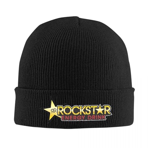 Unisex Sport Hut Rockstar-Strick Energy Drink Hut für Männer und Frauen Winter Hüte warme Acryl Hip Hop Geschenke Geschenk von AEIKHAEC