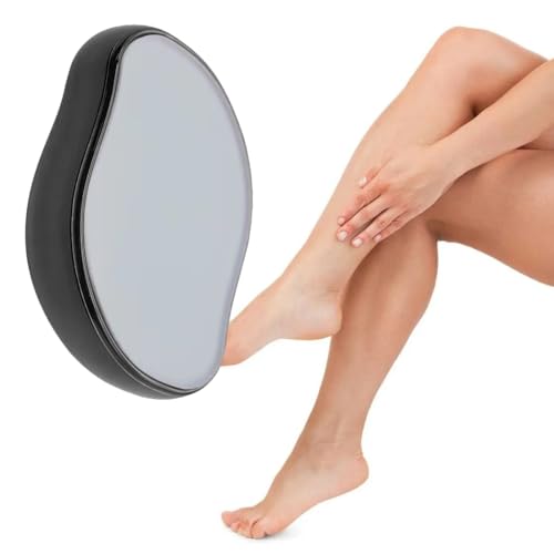 AEIOPRS 1 Pcs Crystal Haarentferner Nano Haarentferner Stein Damen Haarentfernung ohne Rasieren Epilierer Effekt für Glatte Haut Ohne Stoppeln Schwarz von AEIOPRS