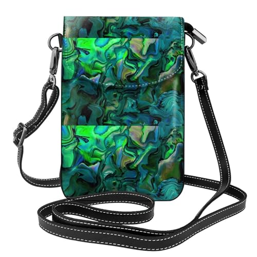 AEKGOHP Abalone Damen-Umhängetasche mit Perlmutt-Motiv, bedruckt, klein, wasserdicht, langlebig von AEKGOHP