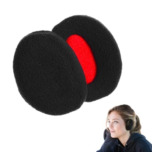 AEKZOX 1 Paar AEKZOXschützer, winterfeste AEKZOXschützer in Schwarz, mit flauschigem AEKZOXschutz (schwarz) von AEKZOX