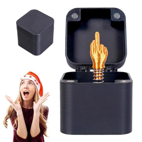 AEKZOX 1 Stück Mittelfinger Prank Geschenk, Mittelfinger Box, Mittelfinger in Der Box Surprise Gift Box, Fun Prank Halloween Geschenk, Christmas Spoof Hand Prank Pop up Gift with Box AEKZOX 1 Stück Mittelfinger Prank Geschenk, Mittelfinger Box, Mittelfinger in Der Box Surprise Gift Box, Fun Prank Halloween Geschenk, Christmas Spoof Hand Prank Pop up Gift with Box von AEKZOX