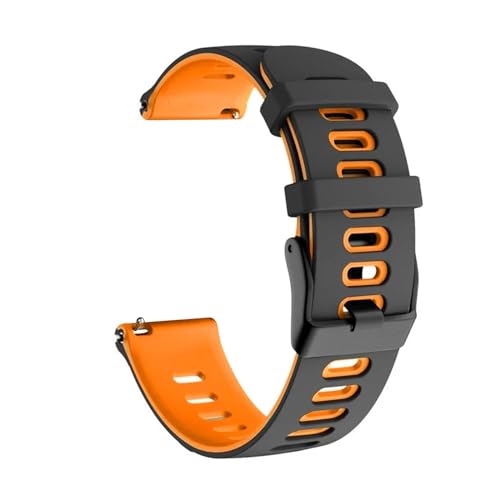 AEMALL 20 22mm Bunte Uhrenarmbänder für Garmin Venu Sq Armband Silikon SmartWatch Band für Veun 2 / Venu2 Plus Armband Zubehör (Color : Color J, Size : 20mm VENU 2 Plus) von AEMALL