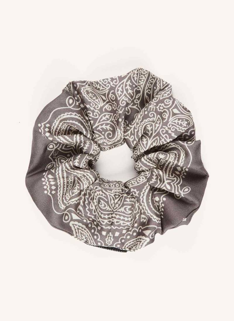 Aeneis Haargummi Aus Seide grau von AENEIS