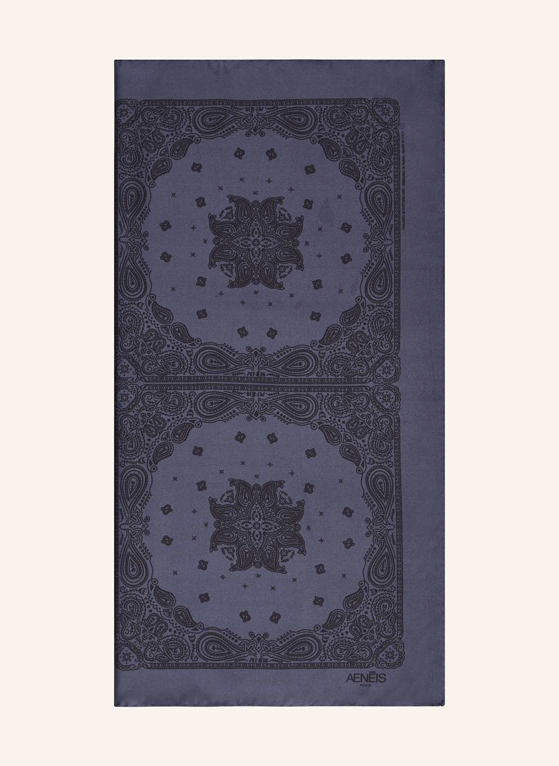 Aeneis Seidentuch blau von AENEIS