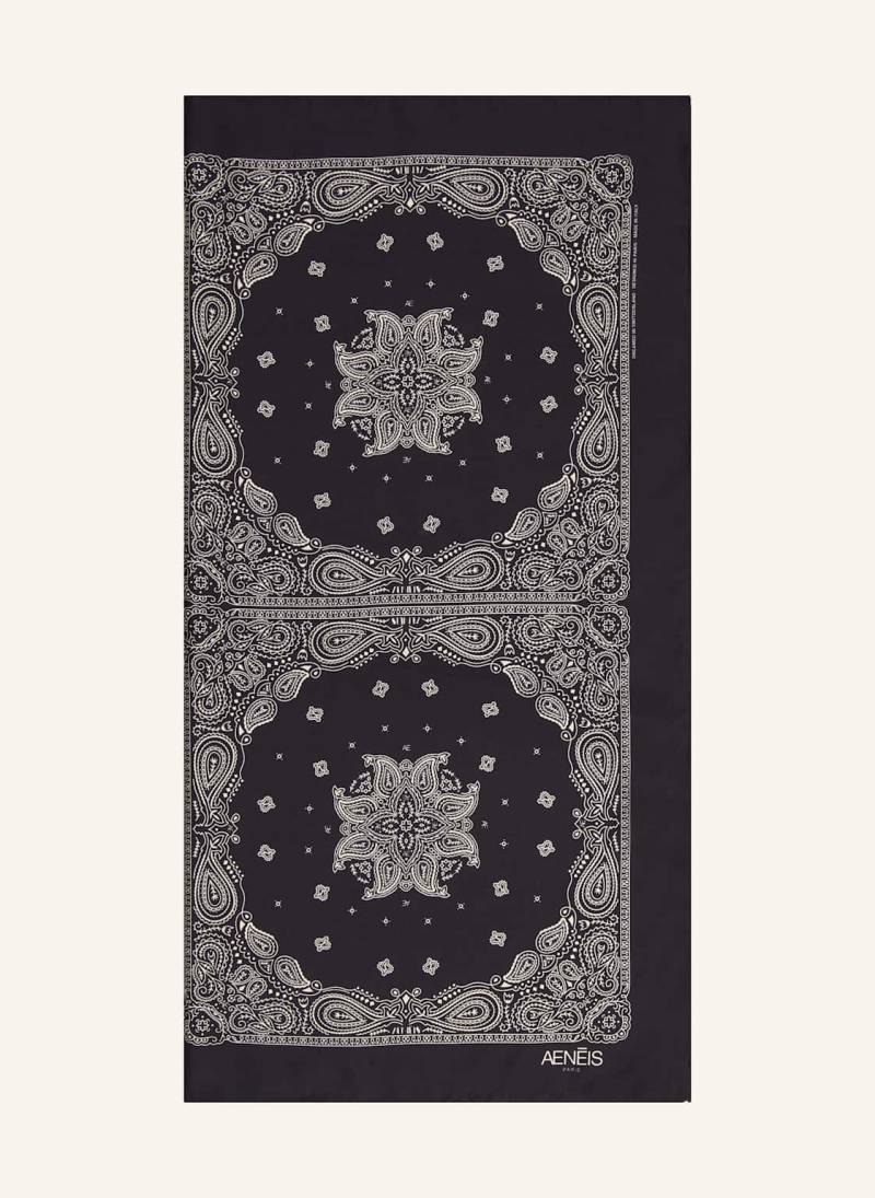 Aeneis Seidentuch schwarz von AENEIS