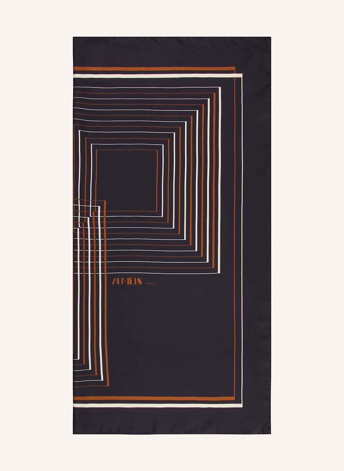 Aeneis Seidentuch schwarz von AENEIS