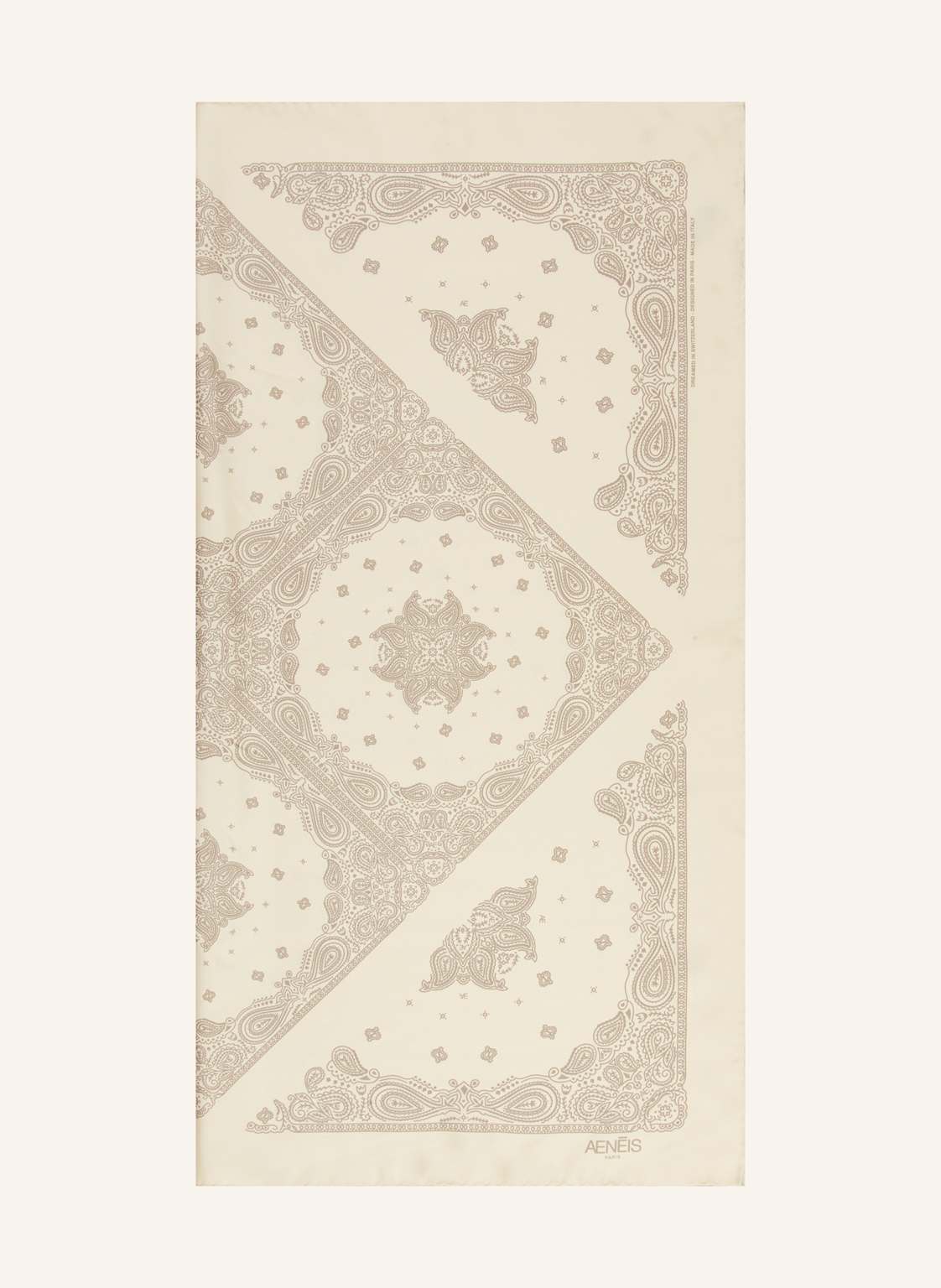 Aeneis Seidentuch weiss von AENEIS