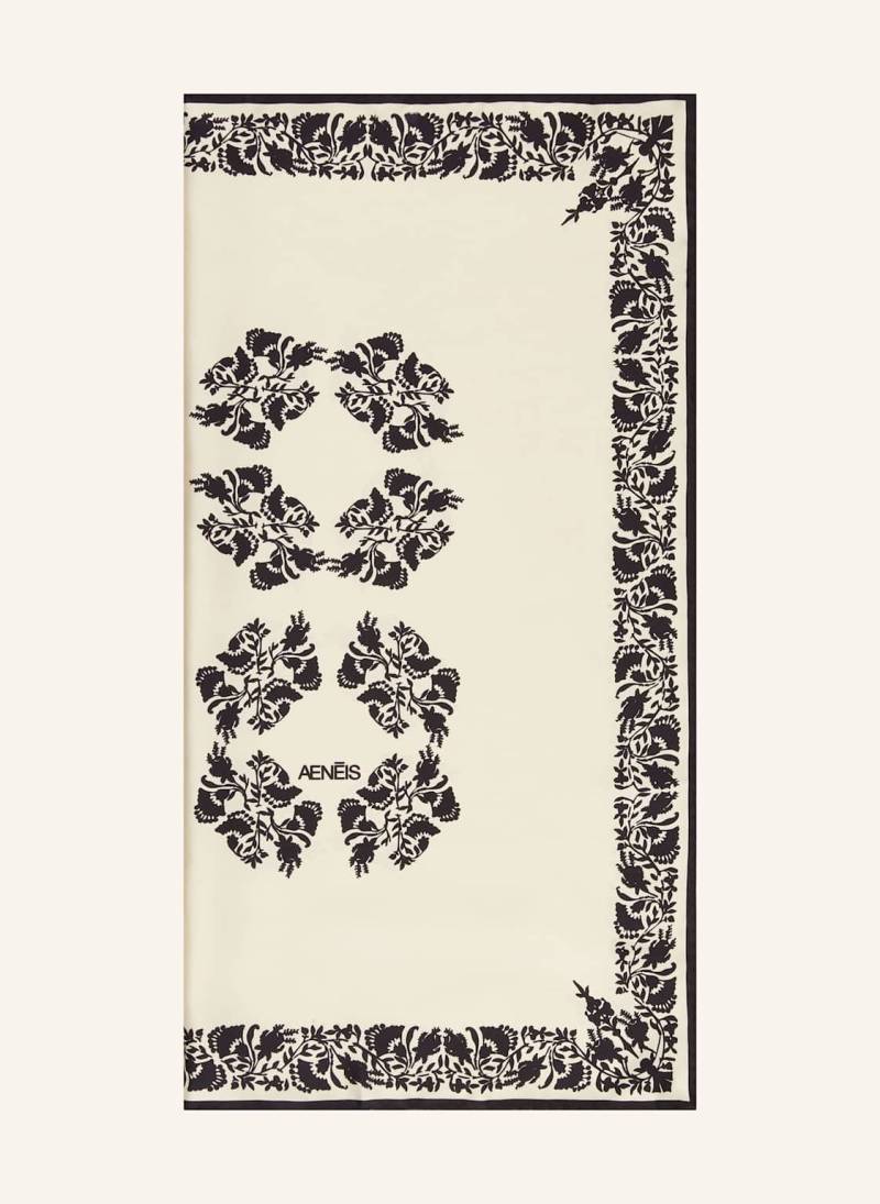 Aeneis Seidentuch weiss von AENEIS