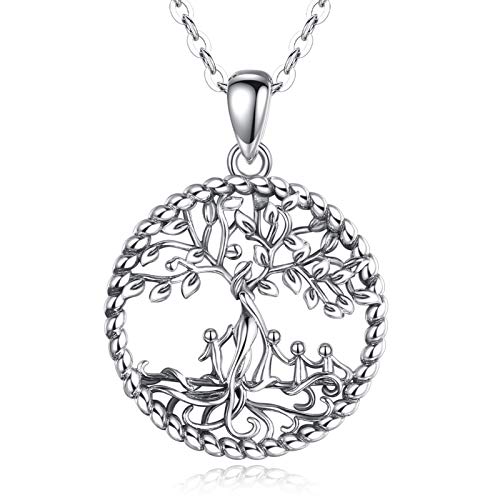AEONSLOVE Baum Des Lebens Kette Silber 925 Lebensbaum Halskette für Mutter Mama Kette Mutter Tochter Schmuck Geschenk Geburtstagsgeschenk für Mama Halskette Gifts for Mom AEONSLOVE Baum Des Lebens Kette Silber 925 Lebensbaum Halskette für Mutter Mama Kette Mutter Tochter Schmuck Geschenk Geburtstagsgeschenk für Mama Halskette Gifts for Mom von AEONSLOVE