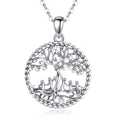 AEONSLOVE Baum Des Lebens Kette Silber 925 Lebensbaum Halskette für Mutter Mama Kette Mutter Tochter Schmuck Geschenk Mutter Geburtstagsgeschenk für Mama Halskette Gifts for Mom AEONSLOVE Baum Des Lebens Kette Silber 925 Lebensbaum Halskette für Mutter Mama Kette Mutter Tochter Schmuck Geschenk Mutter Geburtstagsgeschenk für Mama Halskette Gifts for Mom von AEONSLOVE