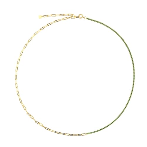 925 Anhänger Halskette Damen Modeschmuck Hochzeit Rock Punk stapelbar schön vielseitig, Einstellbar, Zirkonia von AEQEHVC