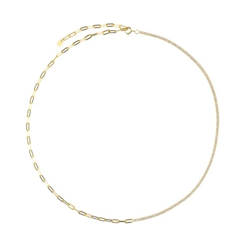 925 Anhänger Halskette Damen Modeschmuck Hochzeit Rock Punk stapelbar schön vielseitig, Einstellbar, Zirkonia 925 Anhänger Halskette Damen Modeschmuck Hochzeit Rock Punk stapelbar schön vielseitig, Einstellbar, Zirkonia von AEQEHVC