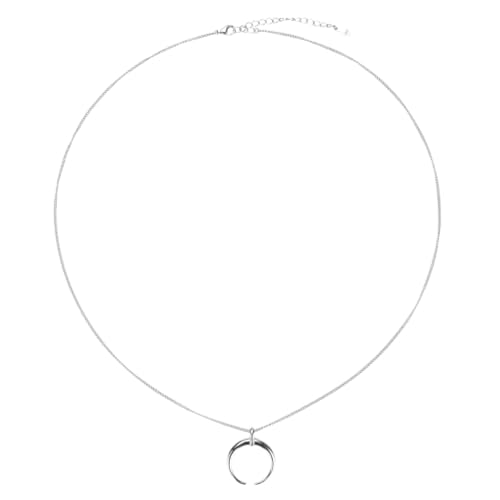 925 Sonnenblume Smiley Mond Anhänger lange Kette große Halskette Rock Punk Modeschmuck, Einstellbar, Zirkonia 925 Sonnenblume Smiley Mond Anhänger lange Kette große Halskette Rock Punk Modeschmuck, Einstellbar, Zirkonia von AEQEHVC