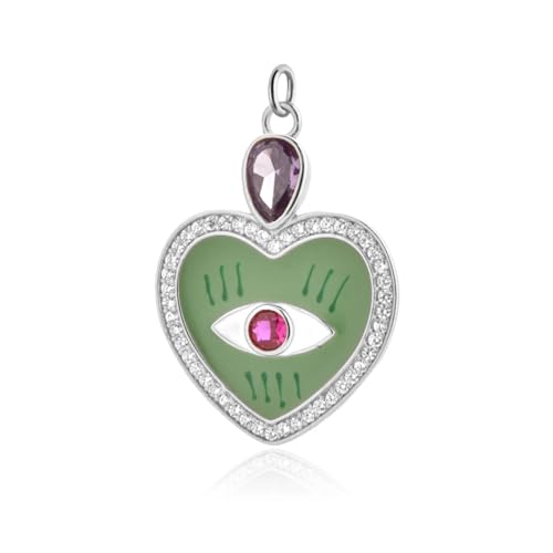 AEQEHVC 925 Anhänger für Damen, Hochzeit, Rock, Punk, zart, keine Halskette, Einstellbar, Zirkonia AEQEHVC 925 Anhänger für Damen, Hochzeit, Rock, Punk, zart, keine Halskette, Einstellbar, Zirkonia von AEQEHVC