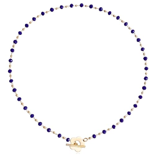 AEQEHVC 925 runde Perlen-Halskette, schlichter modischer Anhänger, exquisite Schlüsselbeinkette für Damen-Accessoires, Einstellbar, Zirkonia von AEQEHVC